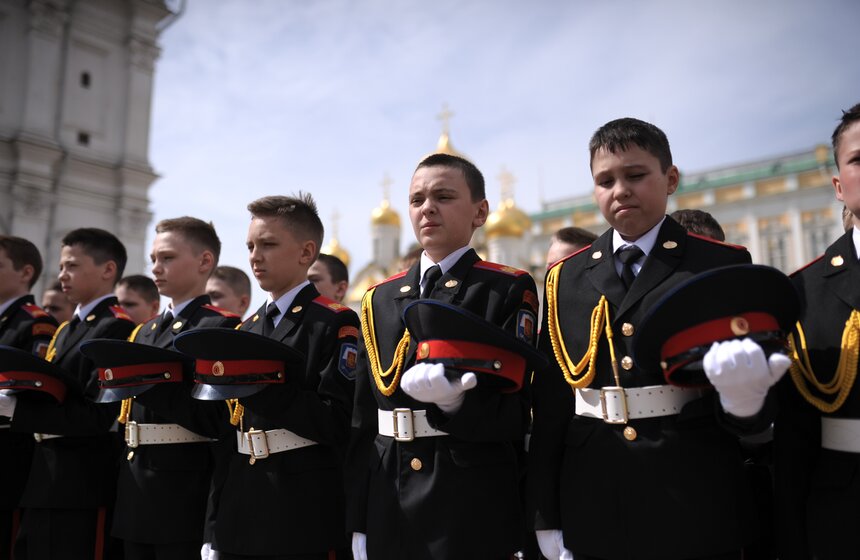 Торжественная церемония посвящения в кадеты 30 фото