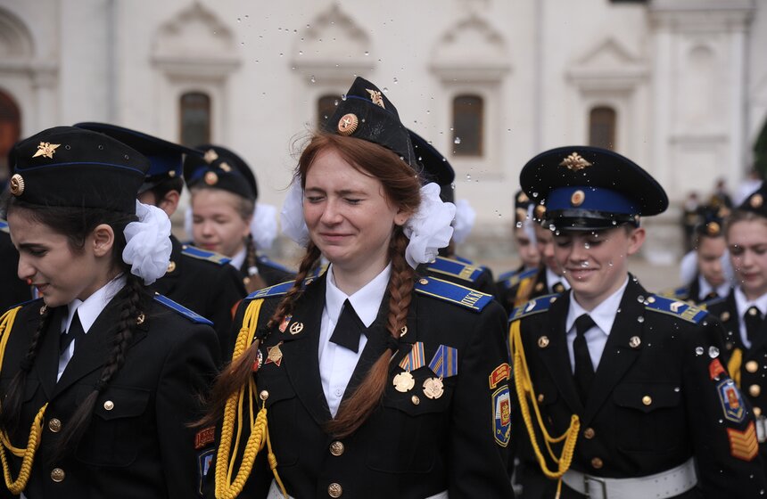 Торжественная церемония посвящения в кадеты 36 фото