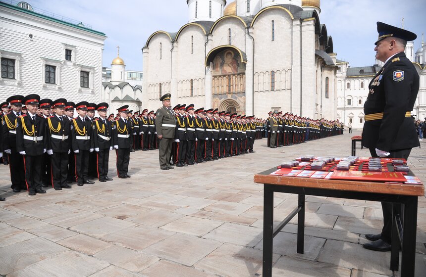 Торжественная церемония посвящения в кадеты 12 фото