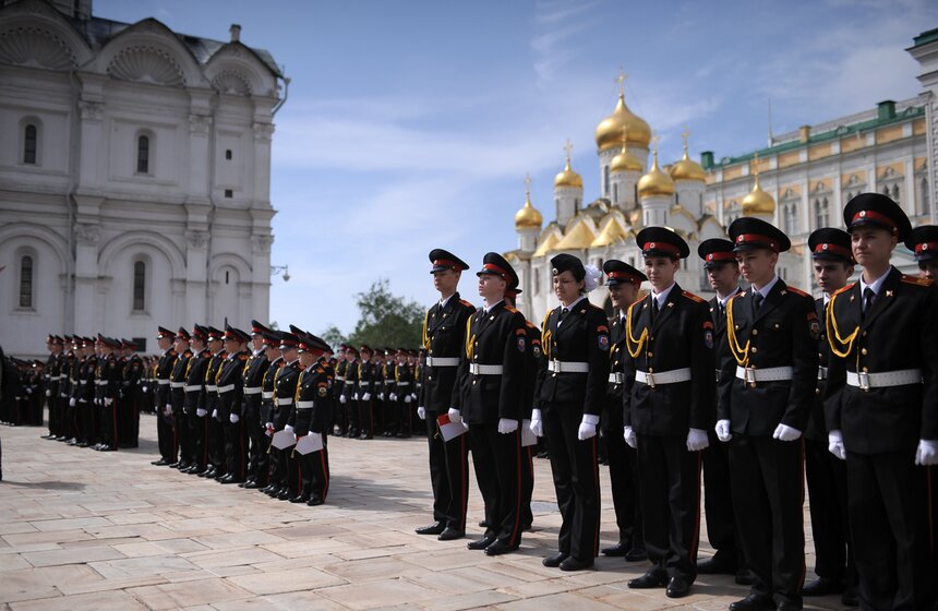 Торжественная церемония посвящения в кадеты 16 фото