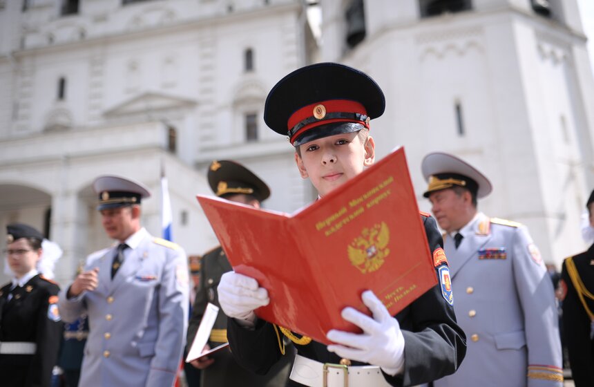 Торжественная церемония посвящения в кадеты 20 фото