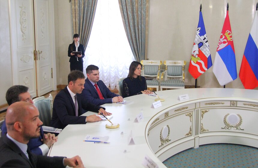 Встреча Сергея Собянина с мэром Белграда 10 фото