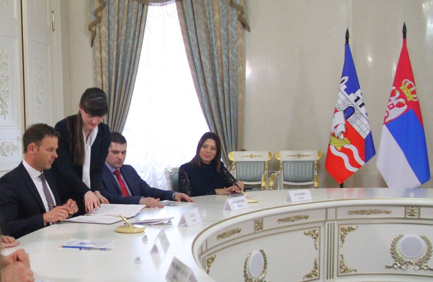 Встреча Сергея Собянина с мэром Белграда 12 фото