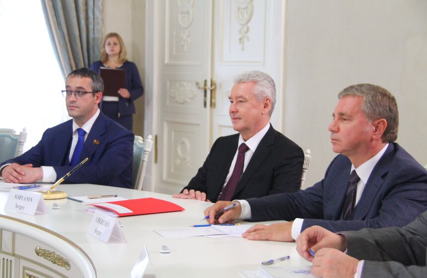 Встреча Сергея Собянина с мэром Белграда 4 фото