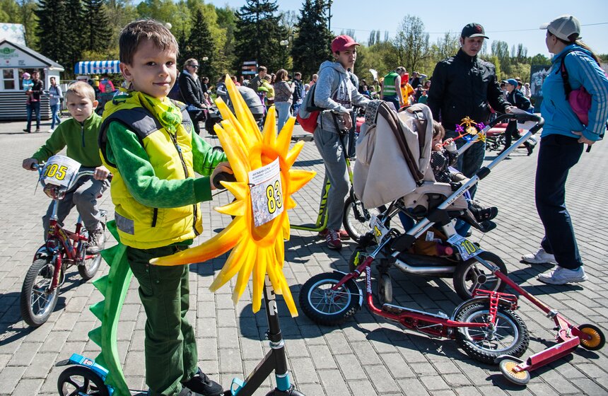 Велопробег "Спасибо за то, что мы живы!" прошел в Измайлове 4 фото