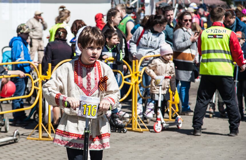 Велопробег "Спасибо за то, что мы живы!" прошел в Измайлове 21 фото