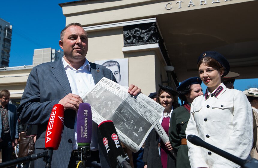 Как прошла историческая реконструкция дня открытия метро. Фото 14 фото