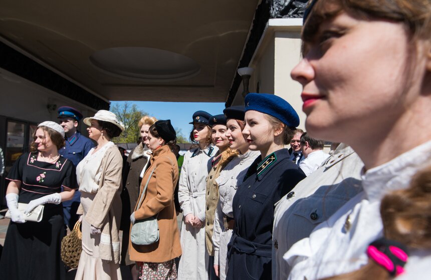 Как прошла историческая реконструкция дня открытия метро. Фото 6 фото