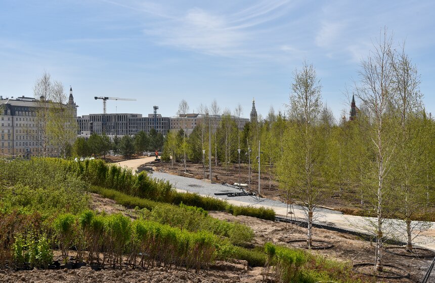 Строительство парка "Зарядье". Фото 15 фото