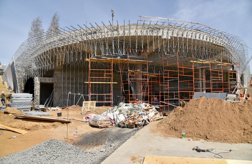 Строительство парка "Зарядье". Фото 12 фото