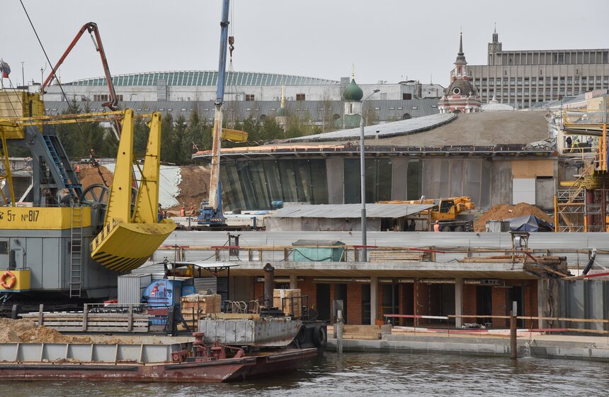 Строительство парка "Зарядье". Фото 34 фото