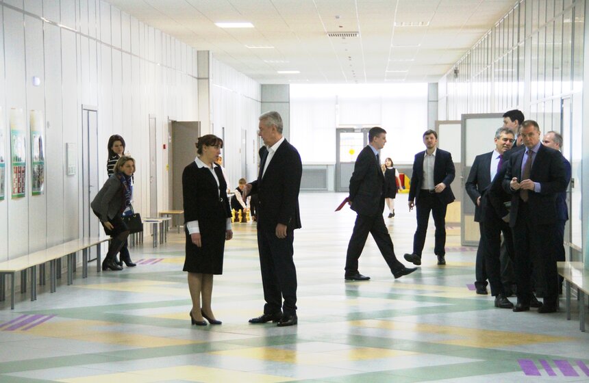 Сергей Собянин осмотрел новый ЖК "Вершинино" 16 фото