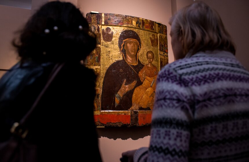 Выставка "Шедевры Византии" в Третьяковской галерее 2 фото