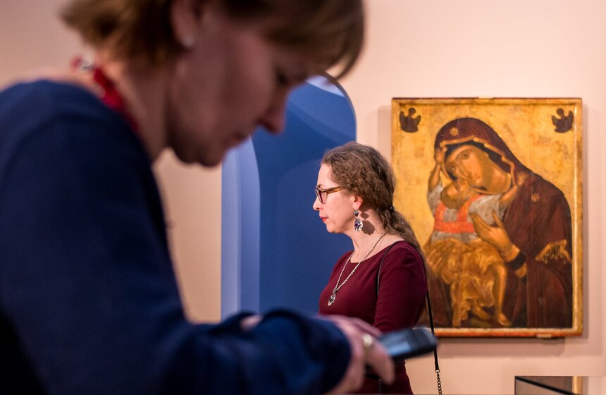 Выставка "Шедевры Византии" в Третьяковской галерее 9 фото