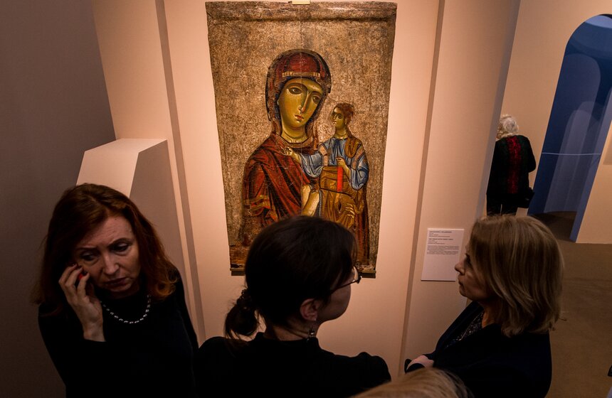 Выставка "Шедевры Византии" в Третьяковской галерее 5 фото