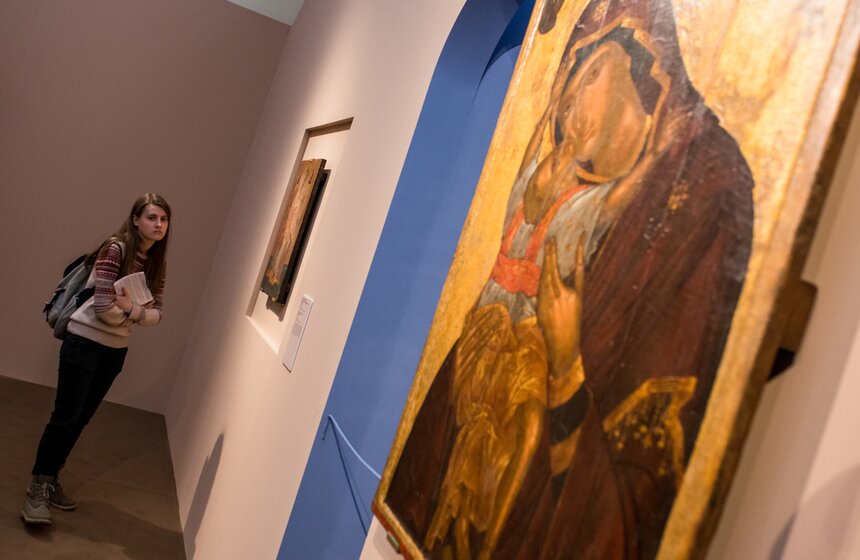 Выставка "Шедевры Византии" в Третьяковской галерее 15 фото