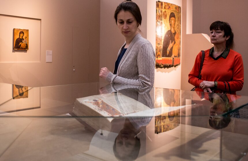 Выставка "Шедевры Византии" в Третьяковской галерее 10 фото