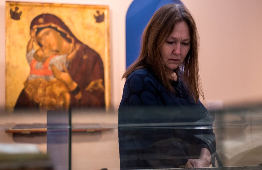 Выставка "Шедевры Византии" в Третьяковской галерее 12 фото