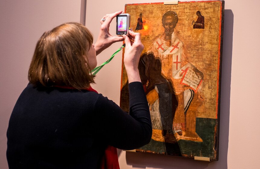 Выставка "Шедевры Византии" в Третьяковской галерее 13 фото