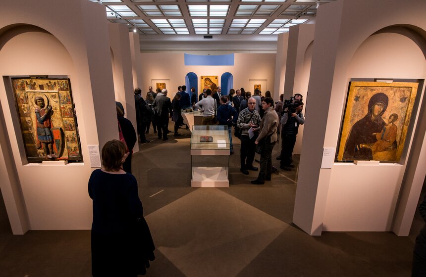 Выставка "Шедевры Византии" в Третьяковской галерее 16 фото