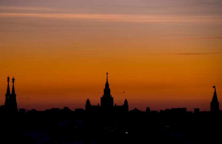 Москва вечерняя. Городские пейзажи в фотографиях 18 фото