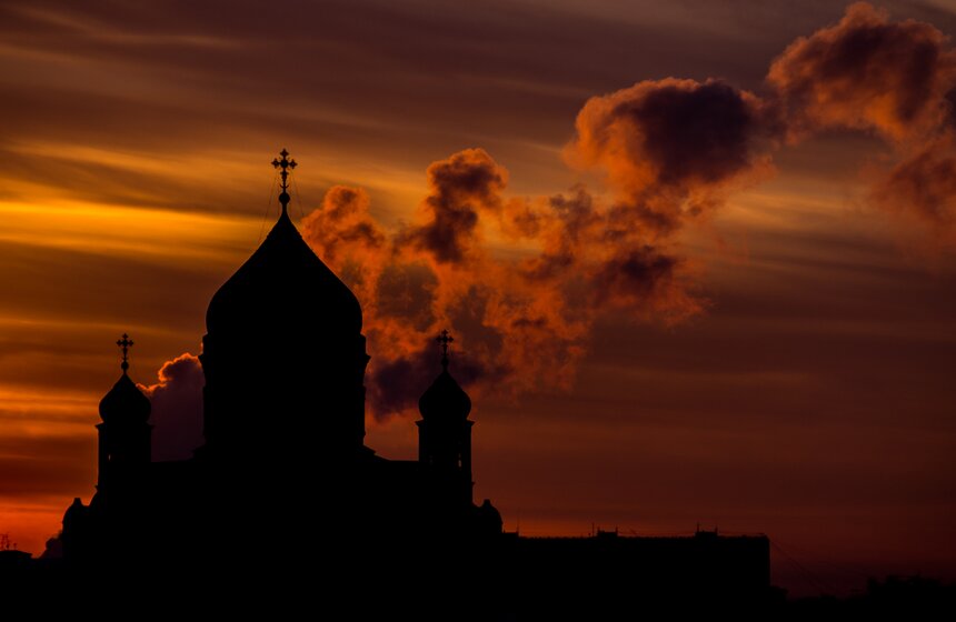 Москва вечерняя. Городские пейзажи в фотографиях 22 фото