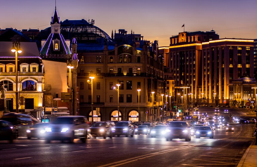 Москва вечерняя. Городские пейзажи в фотографиях 21 фото