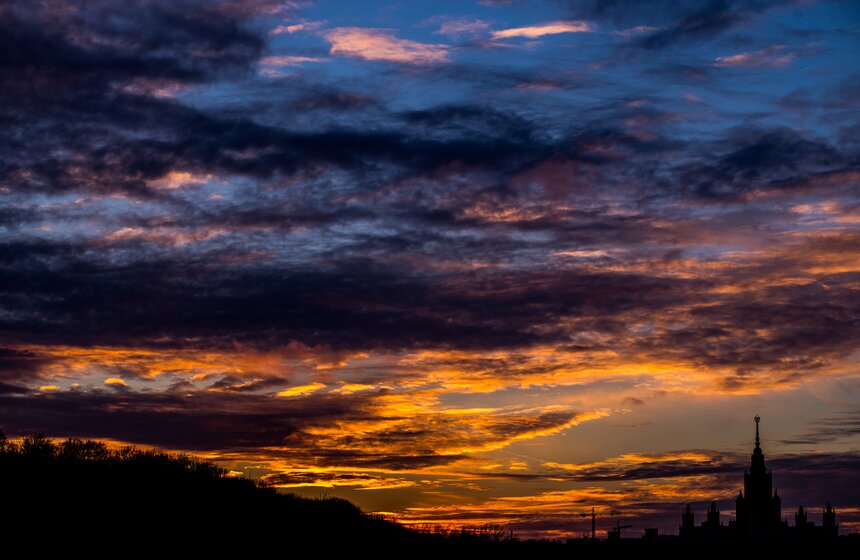 Москва вечерняя. Городские пейзажи в фотографиях 6 фото