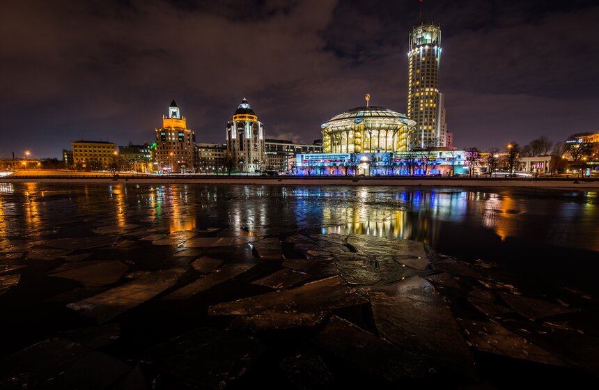 Москва вечерняя. Городские пейзажи в фотографиях 11 фото