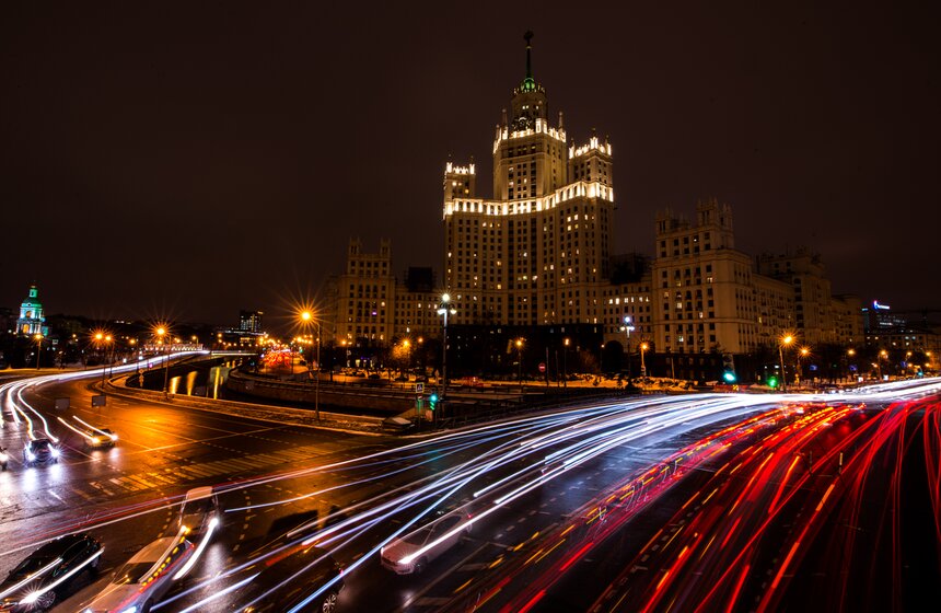 Москва вечерняя. Городские пейзажи в фотографиях 12 фото