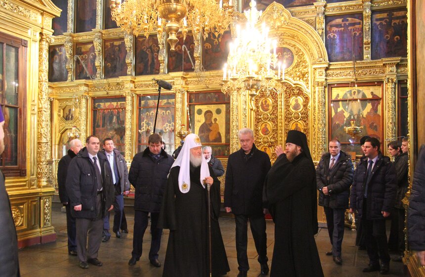 Ход реставрационных работ в Новоспасском монастыре. Фоторепортаж 25 фото