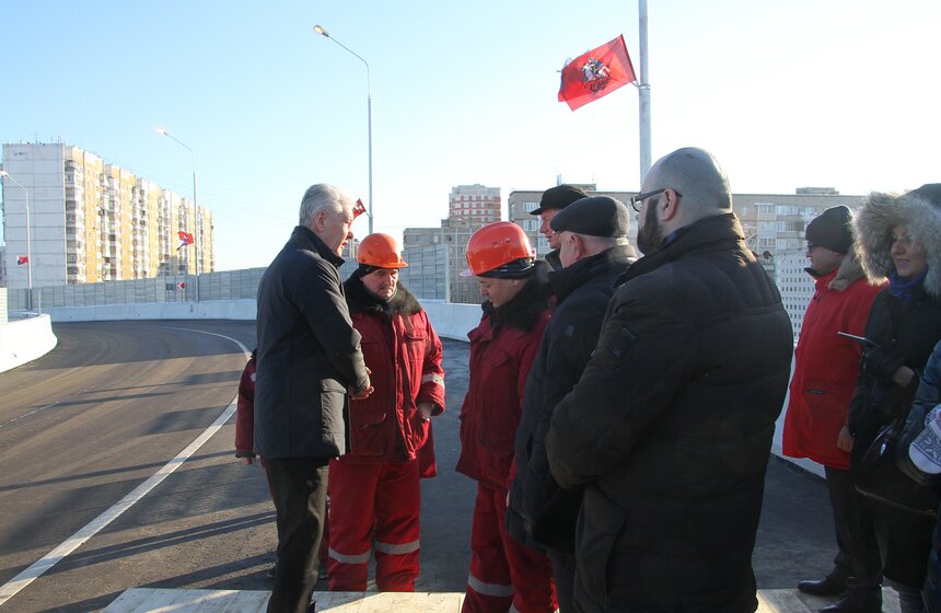 Мэр открыл путепровод в Щербинке 13 фото
