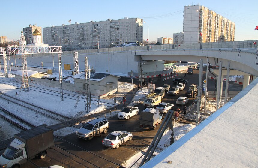 Мэр открыл путепровод в Щербинке 5 фото