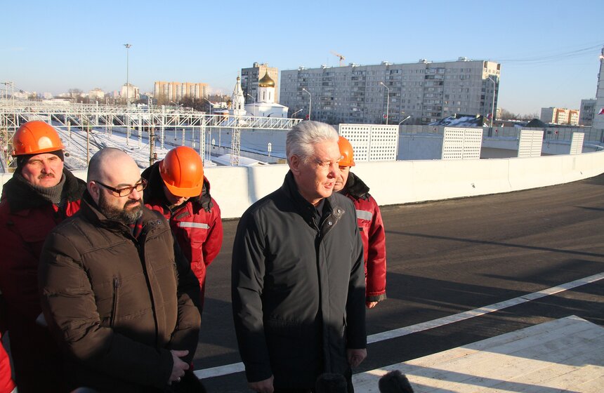 Мэр открыл путепровод в Щербинке 7 фото