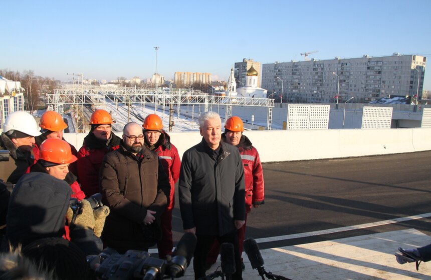 Мэр открыл путепровод в Щербинке 8 фото