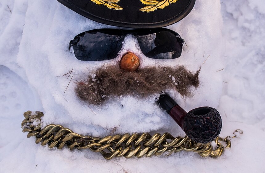 Фестиваль снеговиков в "Сокольниках" 19 фото