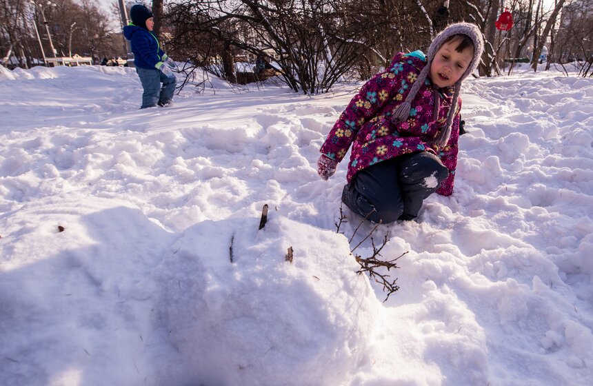 Фестиваль снеговиков в "Сокольниках" 1 фото