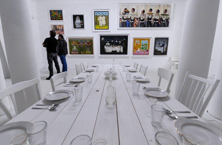 Выставки "Наив…но" и "Сотворение мира". Фоторепортаж 16 фото