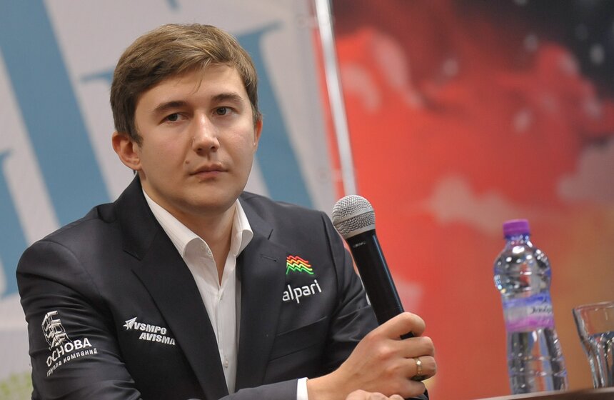 Встреча с шахматистом Сергеем Карякиным 2 фото