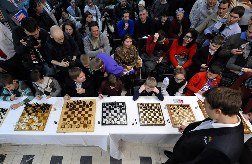 Встреча с шахматистом Сергеем Карякиным 11 фото
