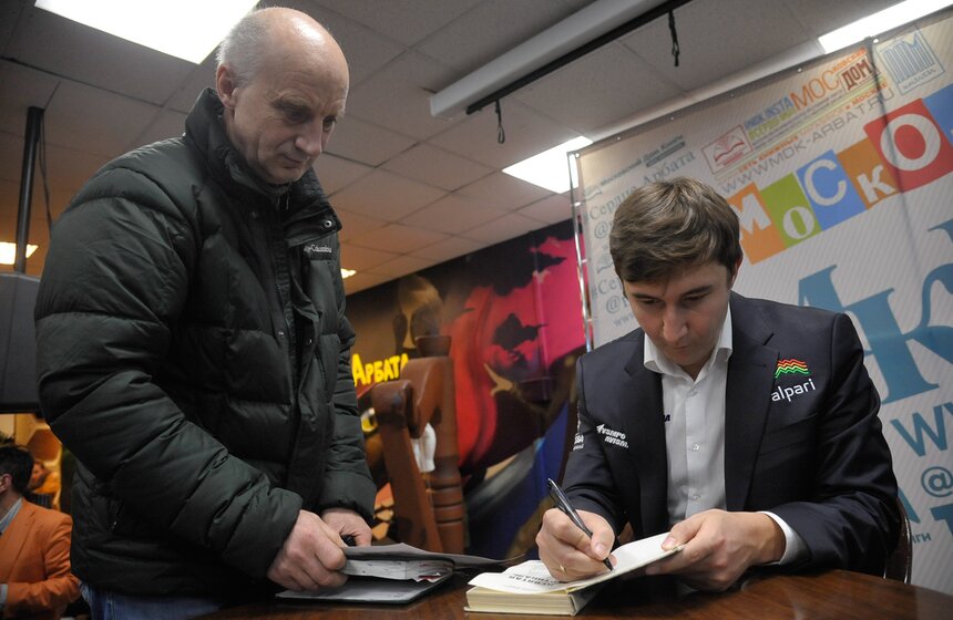 Встреча с шахматистом Сергеем Карякиным 20 фото