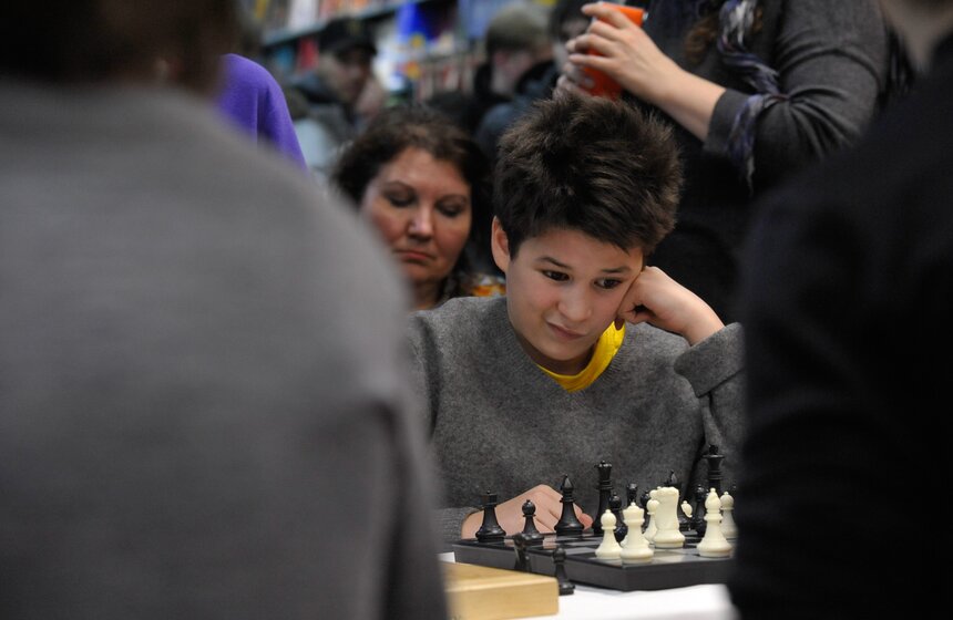 Встреча с шахматистом Сергеем Карякиным 19 фото