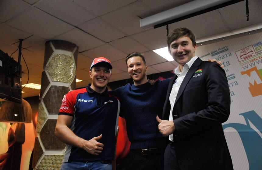 Встреча с шахматистом Сергеем Карякиным 23 фото