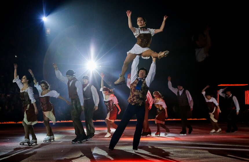 Ледовое шоу в честь юбилея Татьяны Тарасовой 15 фото