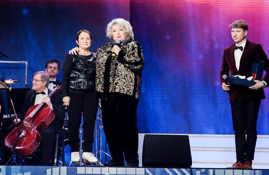 Ледовое шоу в честь юбилея Татьяны Тарасовой 12 фото