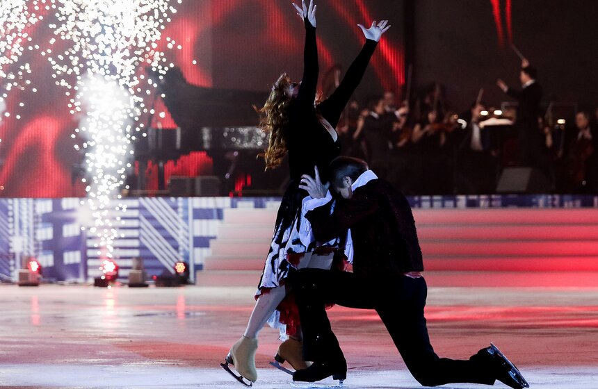 Ледовое шоу в честь юбилея Татьяны Тарасовой 7 фото