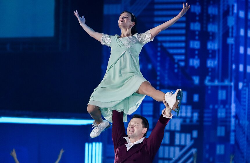 Ледовое шоу в честь юбилея Татьяны Тарасовой 6 фото