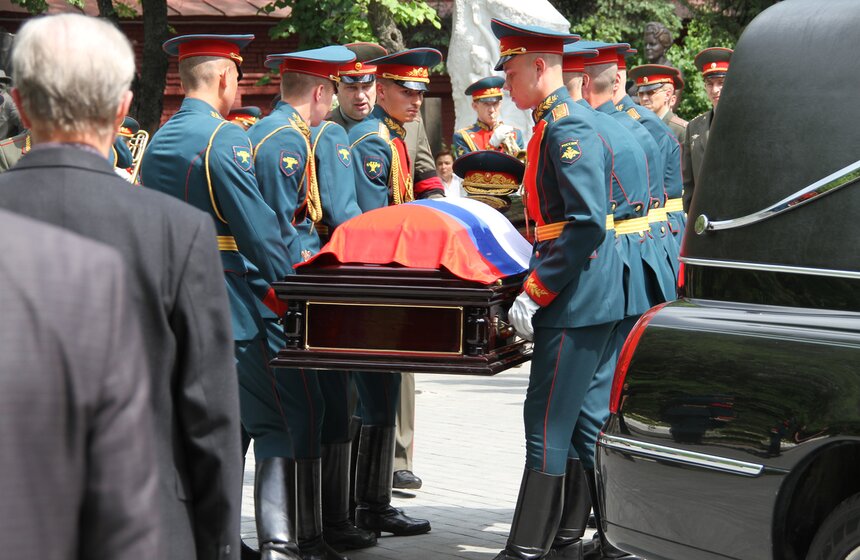 Похороны маршала Куликова 3 фото