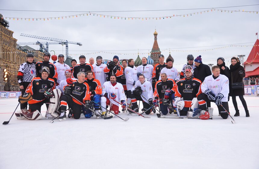 Товарищеский матч спортсменов НХЛ и российских звезд 20 фото