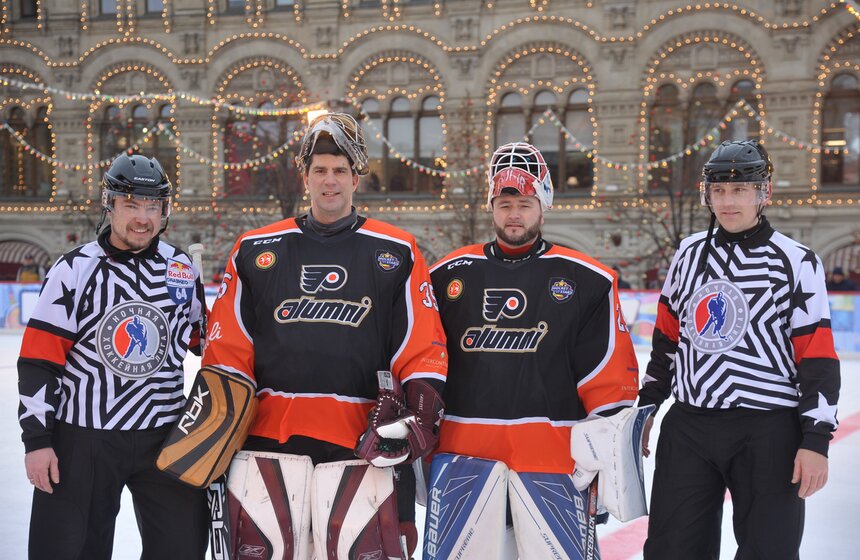 Товарищеский матч спортсменов НХЛ и российских звезд 22 фото